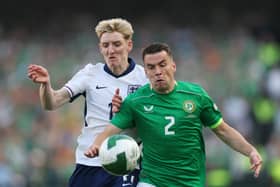 Seamus Coleman (R) is part of Everton’s interim manager team 