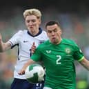 Seamus Coleman (R) is part of Everton’s interim manager team 