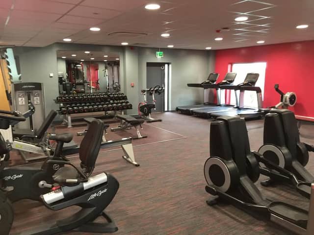 A man who claims he is lucky to be alive after a narrow escape at a gym in Fleetwood is asking the Facebook powers that be for help in locating his guardian angel. 