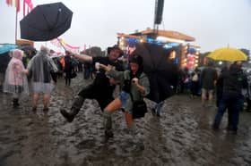 Music lovers battled the downpours at BBC Radio 2 in the Park in Preston on Sunday