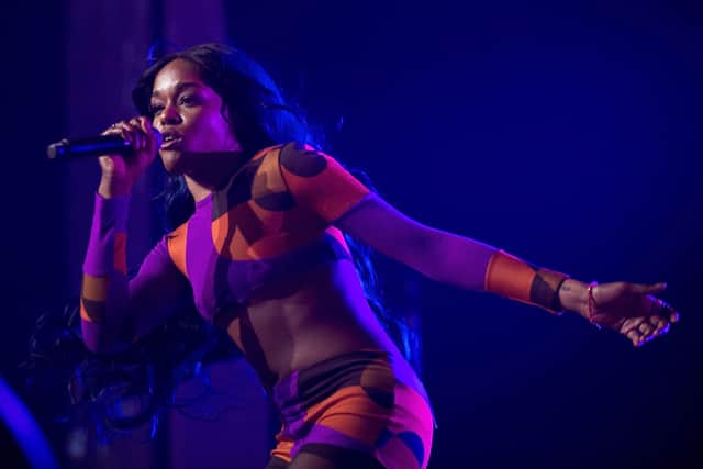 Azealia Banks performs for fans during Splendour in the Grass on July 25, 2015 in Byron Bay, Australia.