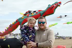 Kites fill the sky in Lytham St Annes
