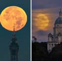 Fabulous shots of the Harvest Moon captured last night in Lancashire.