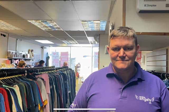 Richard Lawton volunteer at the street angels charity