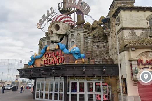 Travel through Santa's wonderland until you arrive at Santa's Grotto. Your ticket includes a meeting with Santa, a goody bag of Coral Island small gifts and sweets, prize tickets and £5 play card credit. You will also get to choose a special gift from Santa's Workshop.
The Grotto will be open from 24 November to 24 December 2023 every Friday 3pm - 8pm and Saturday and Sunday 11am - 6pm. Tickets are £9.99 per child and £6.99 for little ones six and under.
