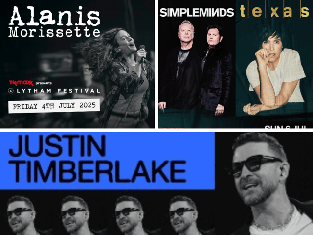 Alanis Morissette, Justin Timberlake, Simple Minds and Texas will all headline TK Maxx presents Lytham Festival 2025.