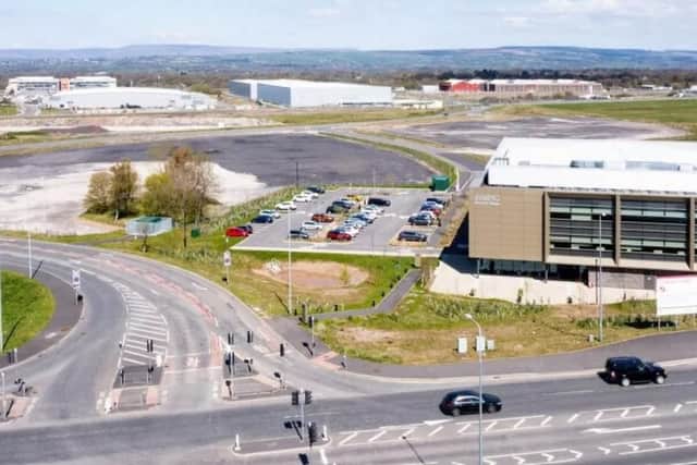 Recommendations to update the Samlesbury Enterprise Zone in Lancashire could see new business opportunities and more sustainable travel. Credit: Image from a BDP planning report at Ribble Valley Council.