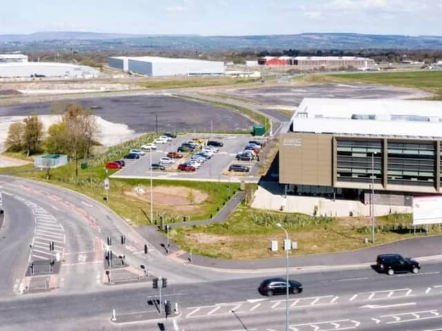 Recommendations to update the Samlesbury Enterprise Zone in Lancashire could see new business opportunities and more sustainable travel. Credit: Image from a BDP planning report at Ribble Valley Council.