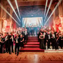 All the winners of the BIBAs awards 2024 gather on stage at the Blackpool Tower Ballroom.