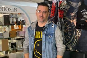 Colin Robinson the owner of the new Gothica Dark and Limited on Clifton Road Blackpool