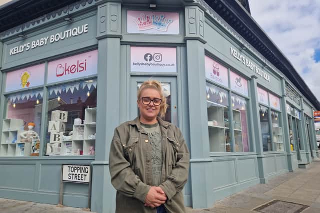 Kelly Wallace at Kelly's Baby Boutique on Church Street, Blackpool Picture: Richard Hunt