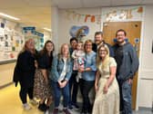 Olivia rings the bell after cancer treatment