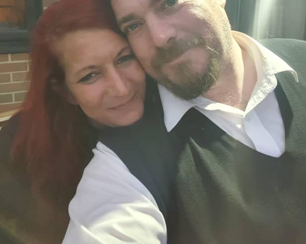 Childhood sweethearts Aaron Larsen, 42, and Laura Smith, 41, are getting ready for their Halloween nuptials which will take place at Blackpool Town Hall on October 31. 