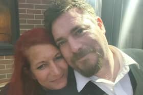 Childhood sweethearts Aaron Larsen, 42, and Laura Smith, 41, are getting ready for their Halloween nuptials which will take place at Blackpool Town Hall on October 31. 