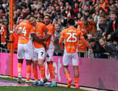 Lee Evans scored Blackpool's third against Burton Albion (Photographer Lee Parker / CameraSport)