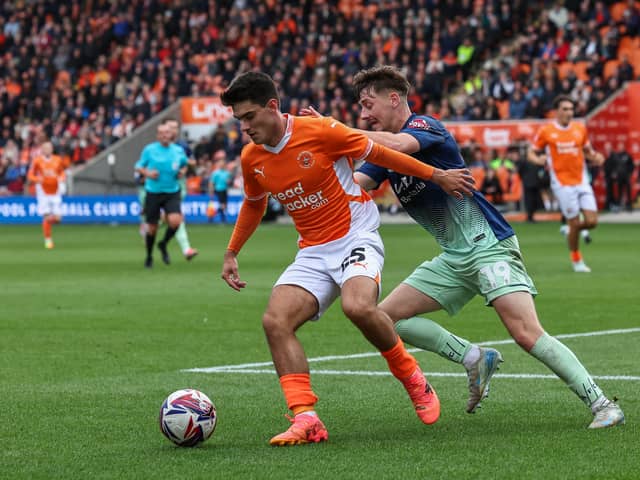 Rob Apter didn’t play against Gillingham at the weekend. Blackpool could be without five players against Liverpool. (Photographer Lee Parker / CameraSport)