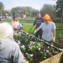 A new community garden space has been created at Moor Park in Blackpool