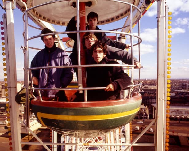 On the Big Wheel in 1994.  Alan Leach, Thomas Gladwin, Paul Banks, Rick Witter