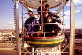 On the Big Wheel in 1994.  Alan Leach, Thomas Gladwin, Paul Banks, Rick Witter