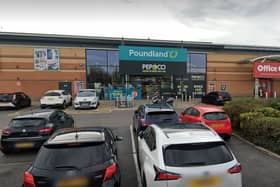 Poundland on Blackpool Retail Park, Squire Gate Lane