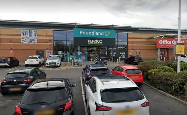 Poundland on Blackpool Retail Park, Squire Gate Lane