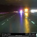 An irresponsible driver is stopped from causing serious injury on M62.