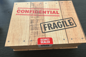 I got a top secret delivery from McDonald's and was thrilled with the announcement inside