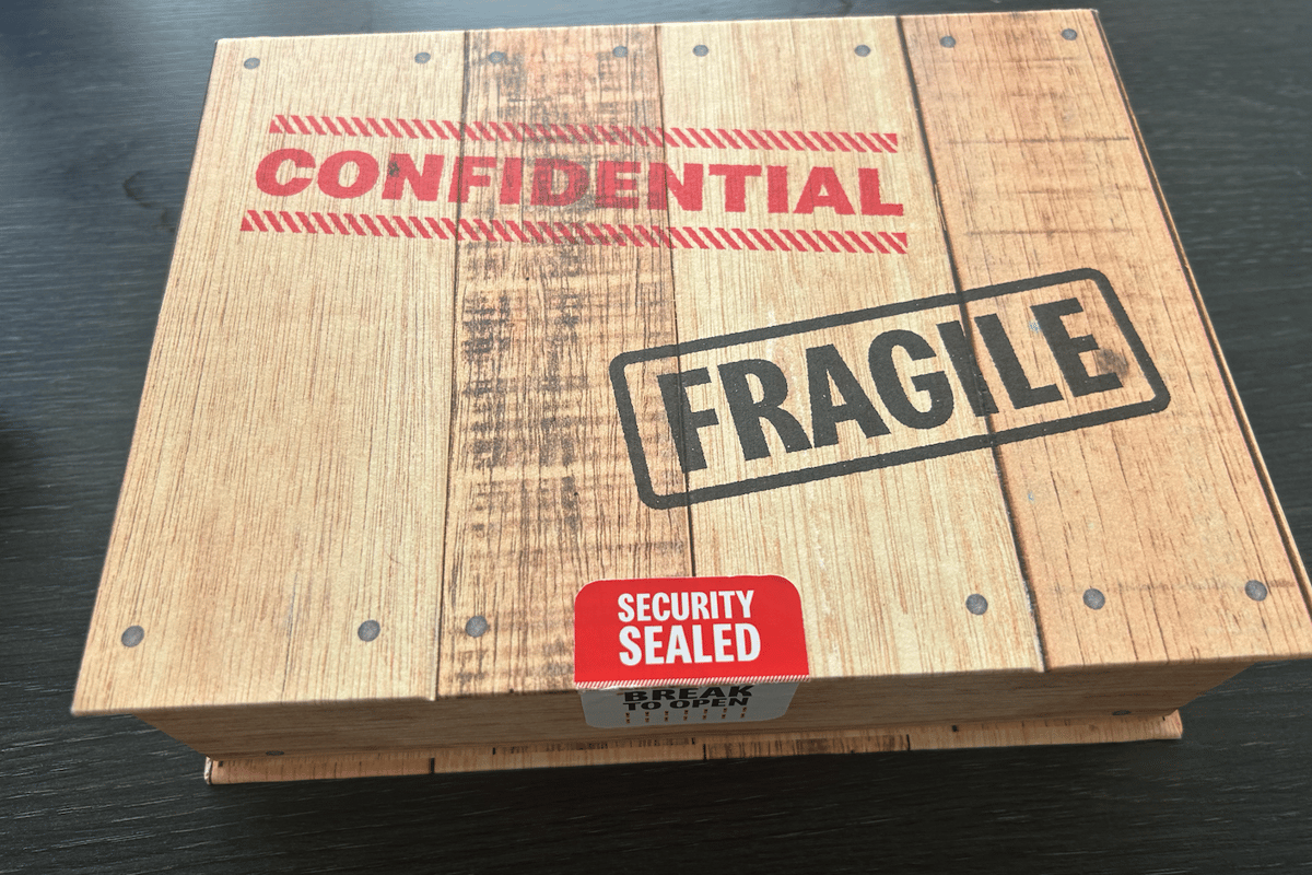 Secret Delivery I got a top secret delivery from McDonald's and was so excited by the ...