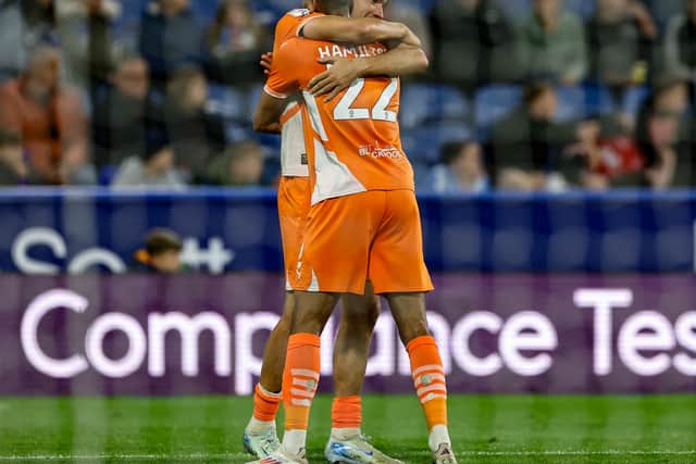Kyle Joseph celebrates with CJ Hamilton (Photographer Lee Parker / CameraSport)
