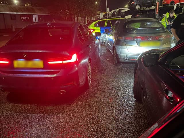 A 15-year-old who was wanted by police was found after being stopped in a Honda car on the M6.