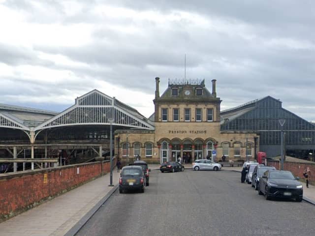 Emergency services were called to a report of a casualty on the tracks near Preston railway station