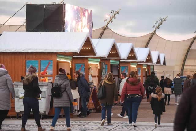 This year’s village will also include festive light installations, projection shows, artificial snowfalls and more