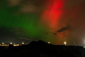Northern Lights over Cleveleys in the North West