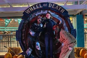 Journey to Hell at Blackpool Pleasure Beach Resort is advertised as a "terrifying, experience led event"