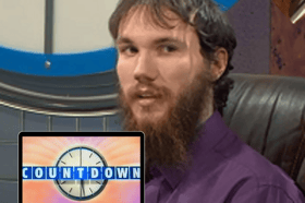 Countdown contestant John Cowen has appered in court accused of stabbing rival at competition