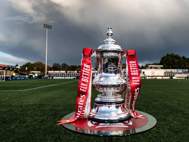 The FA Cup trophy (Photographer Andrew Kearns / CameraSport)