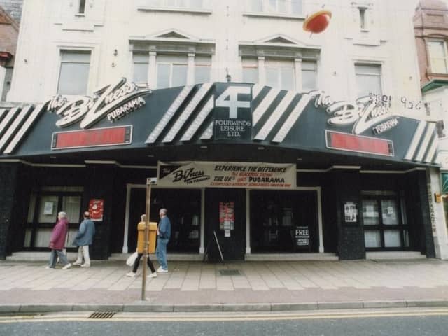 Bizness nightlub, Blackpool, pictured in September 1993