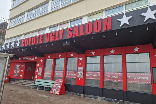 The new Coyote Ugly Saloon bar is all set to open on Blackpool Promenade