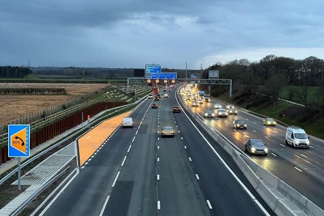 Sections of the M6 between Wigan and Warrington are nearing completion following years of 'smart motorway' upgrades