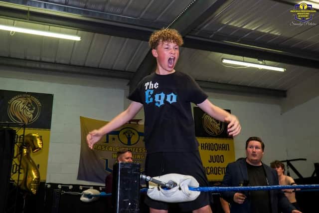 Charlie Cross aka The Ego during the challenge