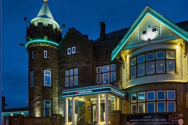 Genting Casino, Blackpool, ranks ninth, with 26.95 per cent of reviews containing lucky keywords.