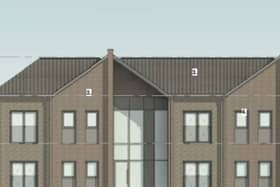 Plans show the south facing (rear) elevation from  the proposed apartments at Craiglands, Hillylaid Road, in Thornton. Image: Cassidy and Ashton