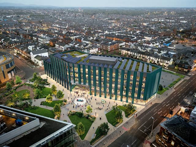 An artists impression of how the Multiversity in Blackpool will look