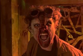 Tyler Thompson got a job as a scare actor at Pasaje del Terror after working as a parking attendant at Blackpool Pleasure Beach Resort 