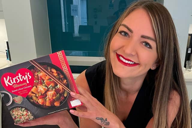 Kirsty Henshaw with some of her  allergy-friendly food.