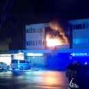 The fire at the flat on Chase Road in Burntwood