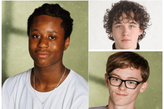 Orson Crane and Blake Rainey, 18 years old, and Dylan Dennis, 17