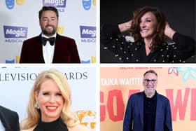 Four of the celebrities taking to stages across Lancashire  in November