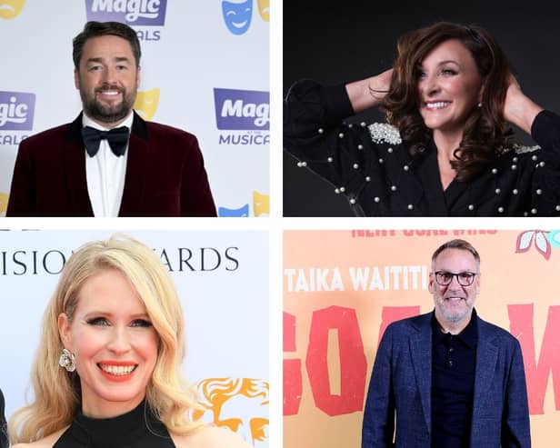 Four of the celebrities taking to stages across Lancashire  in November