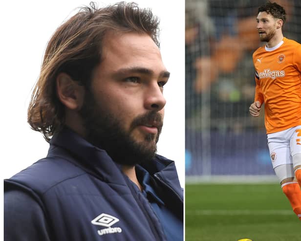 Bradley Dack (L) of Gillingham and James Husband (R) won't play in the Emirates FA Cup tie between Gillingham and Blackpool. (Image: George Wood, and Pete Norton/Getty Images) 